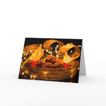 Carte de Noël de recette de petit pain d'épice de