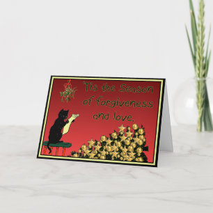 carte de Noël de rémission et d'amour