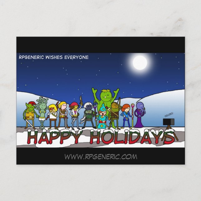 Carte de Noël de RPGeneric (Devant)