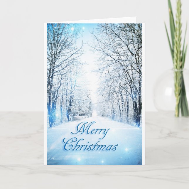 Carte de Noël de ruelle de Milou (Devant)