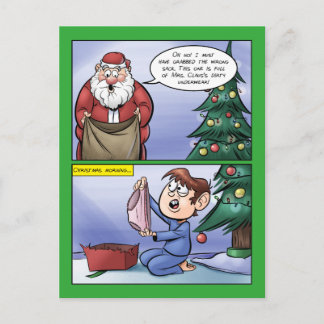 Carte de Noël de sac incorrecte
