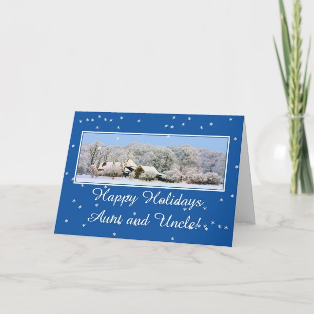 carte de Noël de tante & oncle Merry (Devant)