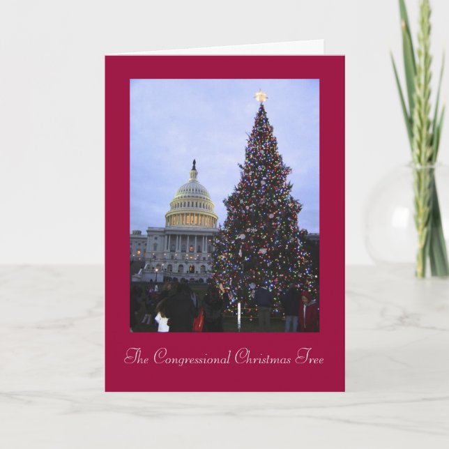 Carte de Noël de travailleur de gouvernement (Devant)