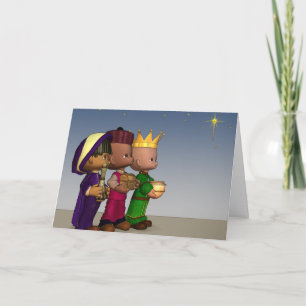 Carte de Noël de trois sages