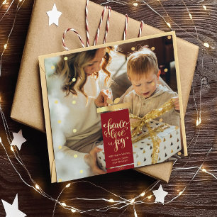 Carte de Noël de vacances photo