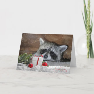 Carte de Noël de votre bandit favori Trash!