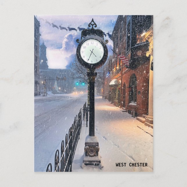 Carte de Noël de West Chester (Devant)