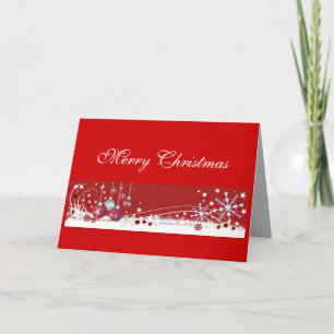 Carte de Noël décorative