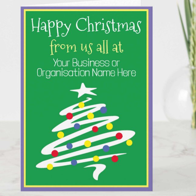 Carte de Noël d'entreprise (Créateur téléchargé)