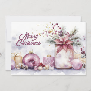 Carte de Noël d'entreprise personnalisée pour les 