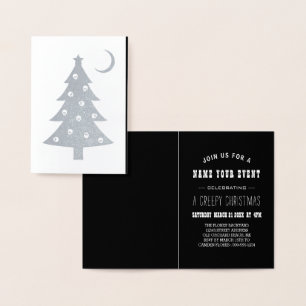 Carte de Noël Déplaisant Arbre