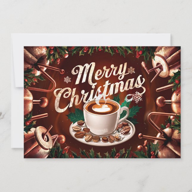 Carte de Noël des amateurs de café #12 (Devant)