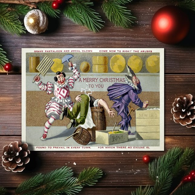 Carte de Noël des Clowns victoriens (Créateur téléchargé)