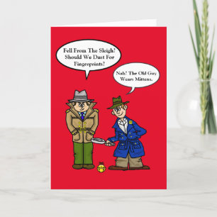Carte de Noël des deux policiers