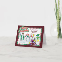 carte de Noël des hommes de neige 23 pansies