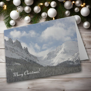 Carte de Noël des monts Colorado