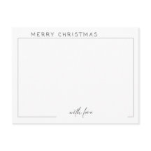 Carte de Noël Design Simple Moderne