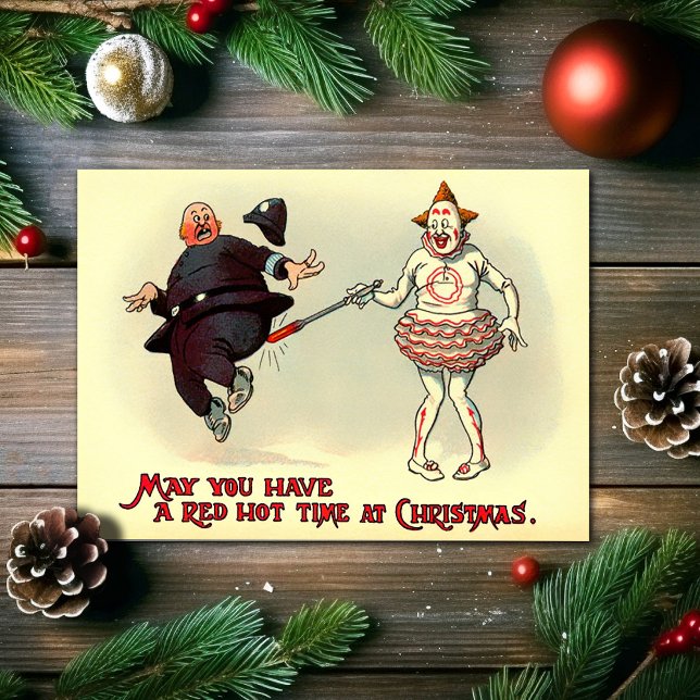 Carte de Noël d'Humour victorien (Créateur téléchargé)