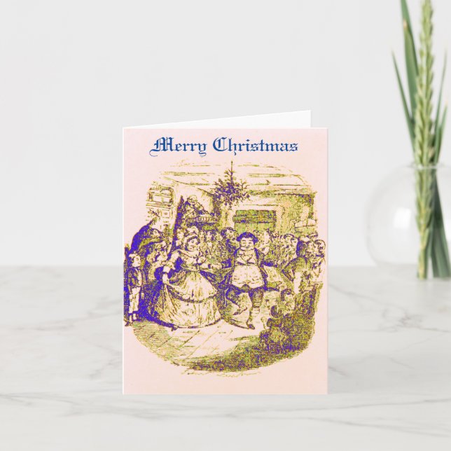 Carte de Noël Dickens (Devant)