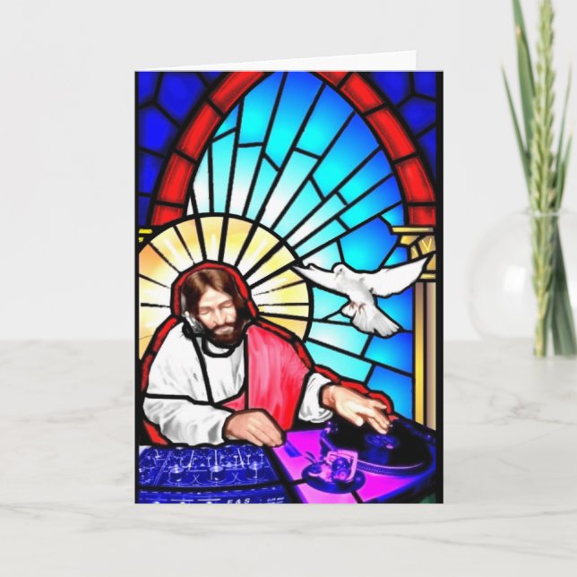 Carte de Noël DJ Jesus (Devant)