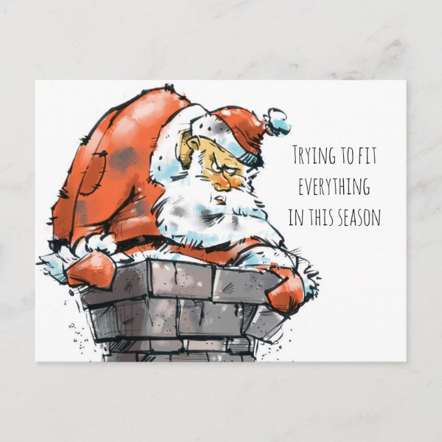 Carte de Noël drôle (Devant)