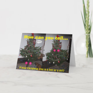 Carte de Noël drôle