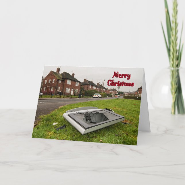 Carte de Noël drôle (Devant)
