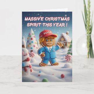 Carte de Noël drôle de Trump | Noël MAGA