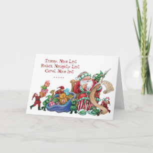 Carte de Noël drôle personnalisée