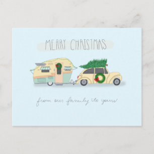 Carte de Noël du camping