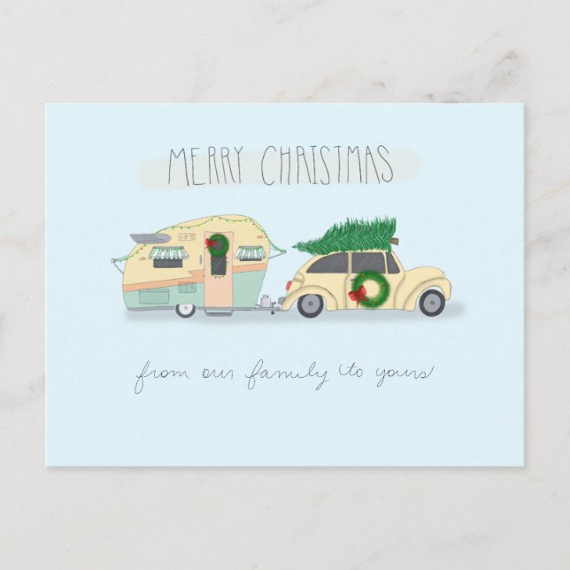Carte de Noël du camping (Devant)
