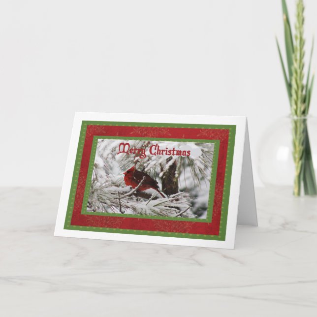 Carte de Noël du Cardinal du Nord (Devant)
