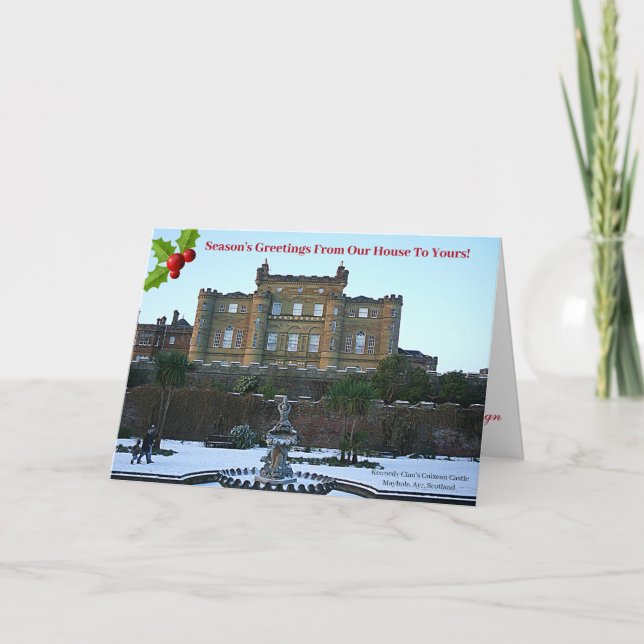 Carte de Noël du château de Culzean de Scots Kenne (Devant)
