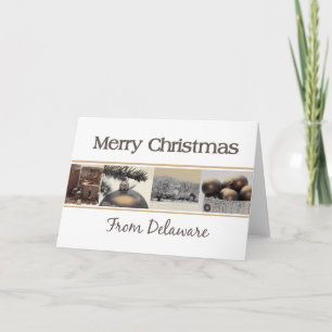 Carte de Noël du Delaware, préciser