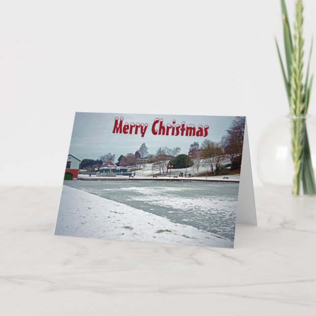 Carte de Noël du lac Warminster (Devant)