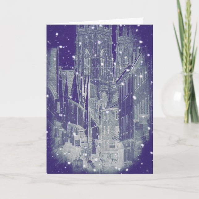 Carte de Noël du ministre York (Devant)