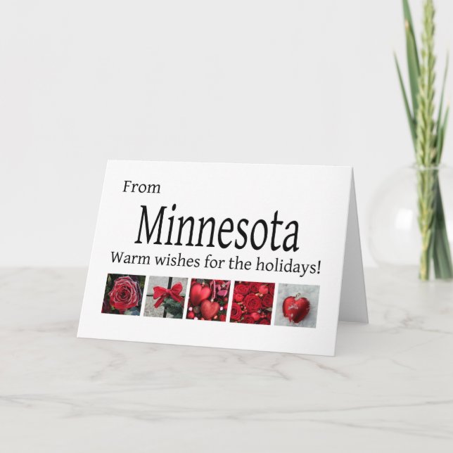 Carte de Noël du Minnesota, préciser (Devant)