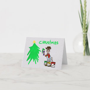 Carte de Noël du peintre