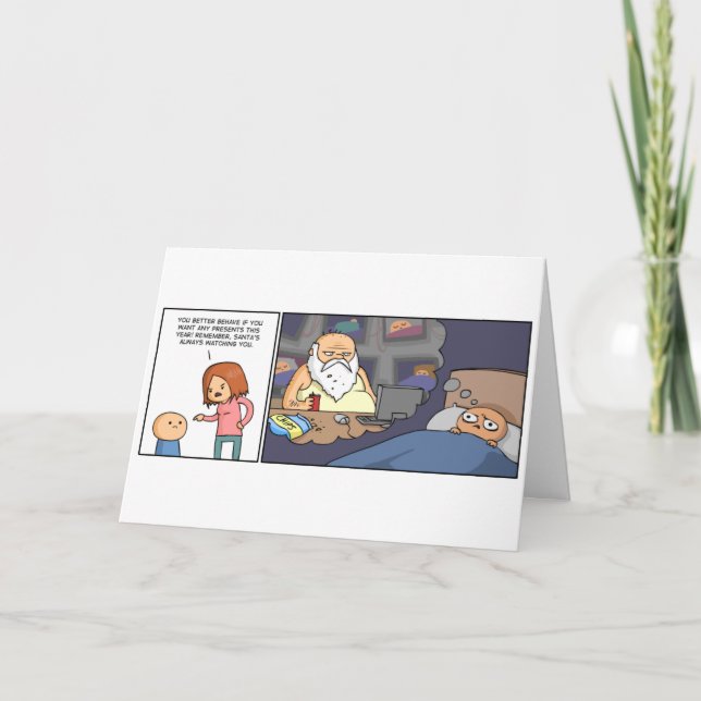 Carte de Noël du Père DreamBlock (Devant)