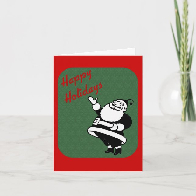 Carte de Noël du Père Noël (Devant)