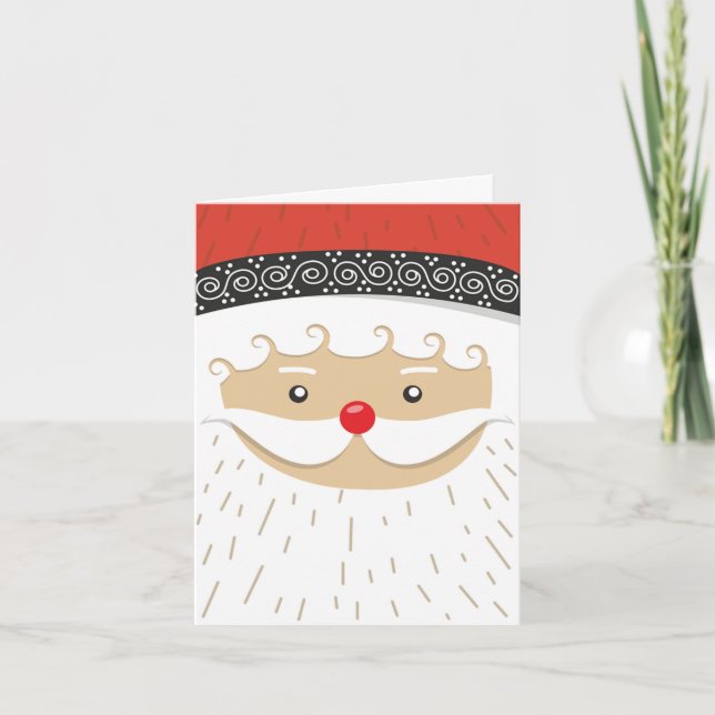 Carte de Noël du Père Noël (Devant)