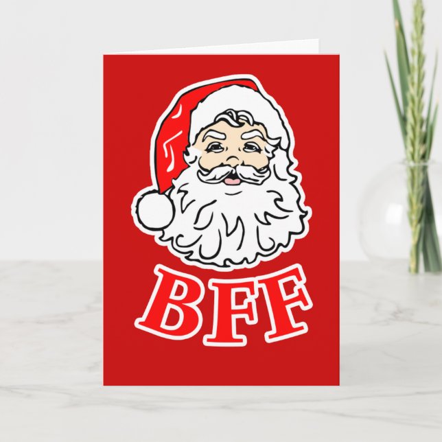 Carte de Noël du Père Noël BFF (Devant)