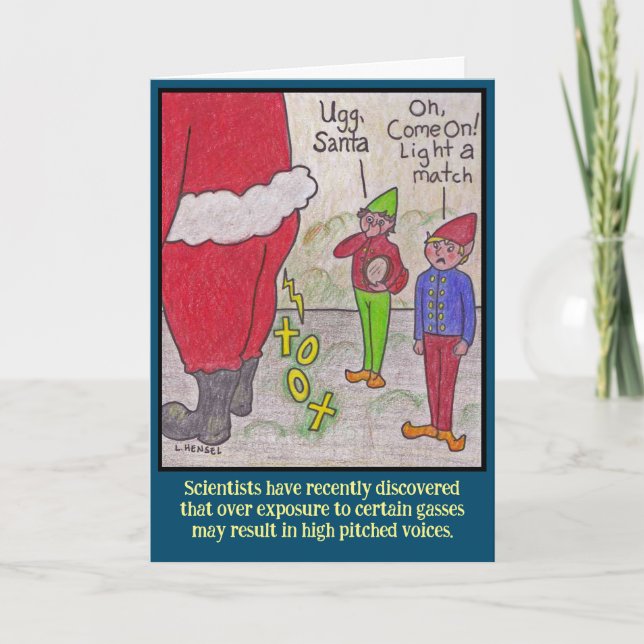Carte de Noël du premier Humour (Devant)