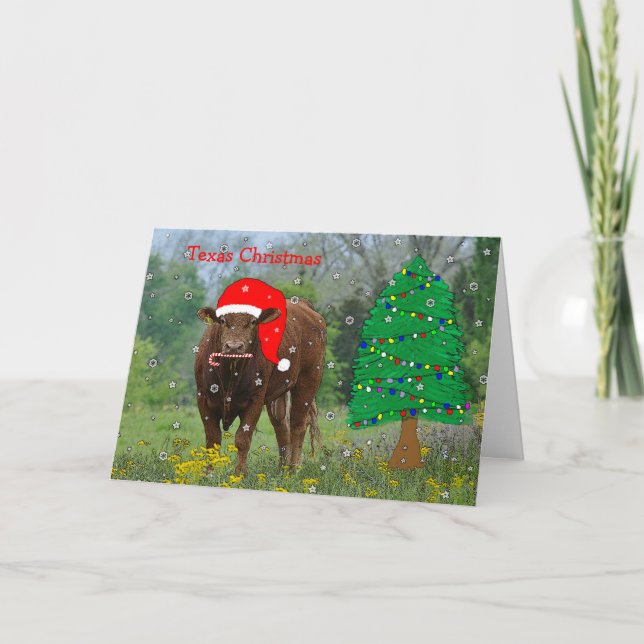 Carte de Noël du Texas (Devant)