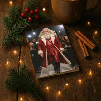 Carte de Noël du traîneau du Père Noël