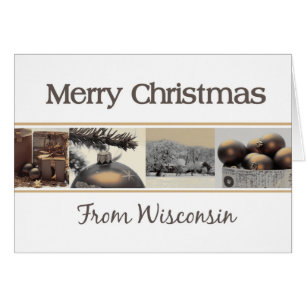 Carte de Noël du Wisconsin, préciser