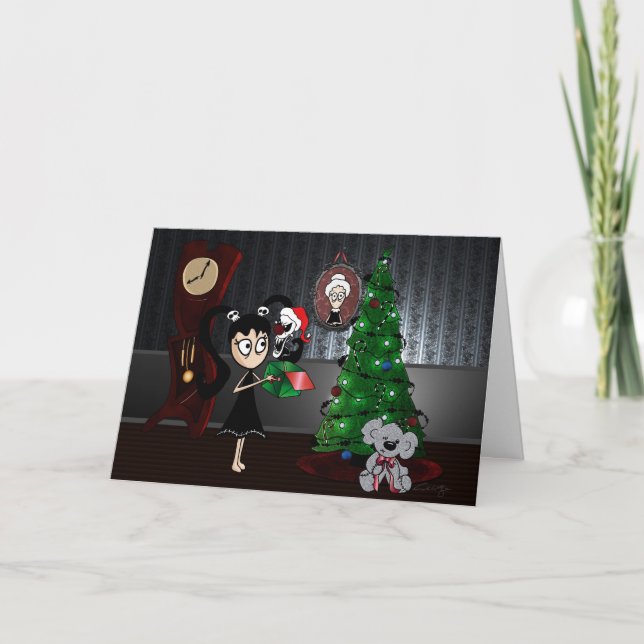 Carte "de Noël effrayant" (Devant)