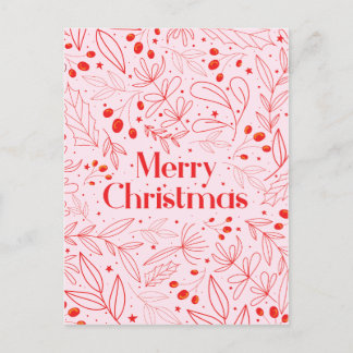 Carte de Noël élégante et brillante