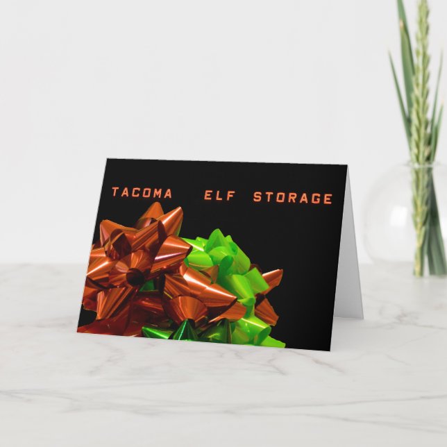 Carte de Noël Elf Storage #1 (Devant)