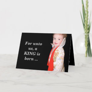 Carte de Noël Elvis